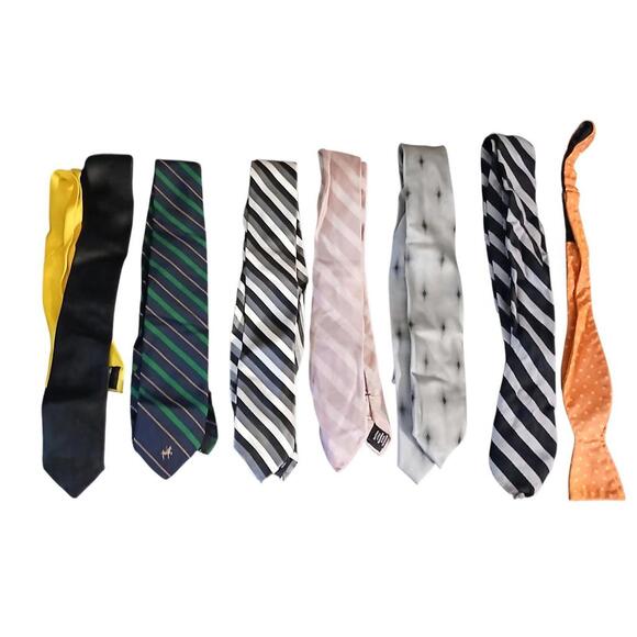 Other - 7 (Men's Ties)-(6 Ties)-(1 Bow Tie)-(Multicolors)-$35